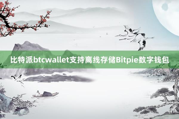 比特派btcwallet支持离线存储Bitpie数字钱包