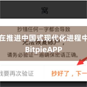 在推进中国式现代化进程中BitpieAPP