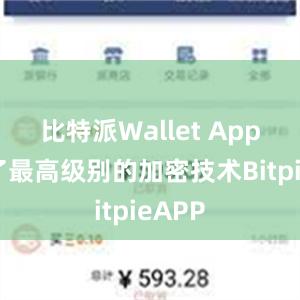 比特派Wallet App采用了最高级别的加密技术BitpieAPP